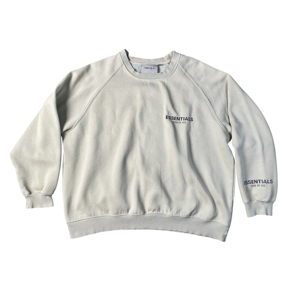 ESSENTIALS Fear of God Other - Fear of God Essentials Green Fleece Crewneck Sweatshirt Size Medium Unisex